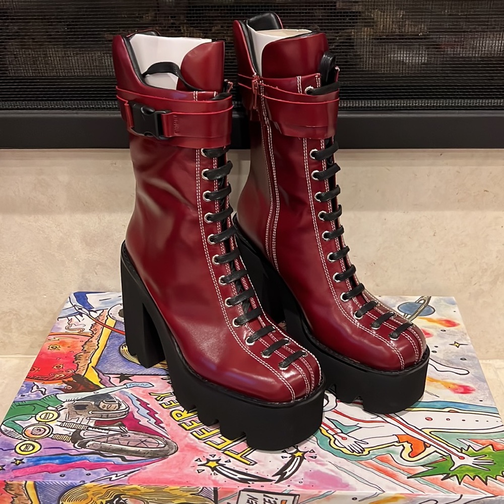 Jeffrey Campbell Viking Platform Lace-Up Boot - Picture 6 of 10